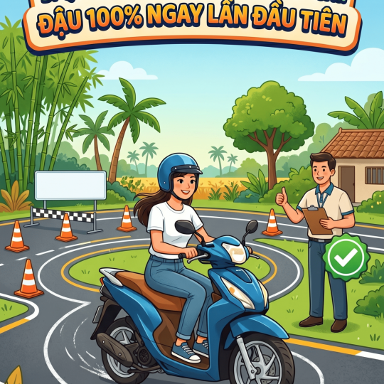 Bí Quyết Học Lái Xe Máy Tại Củ Chi: Đậu 100% Ngay Lần Đầu Tiên